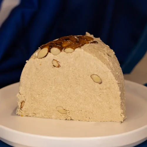 Chałwa sezamowa bez cukru migdałowa - stewia